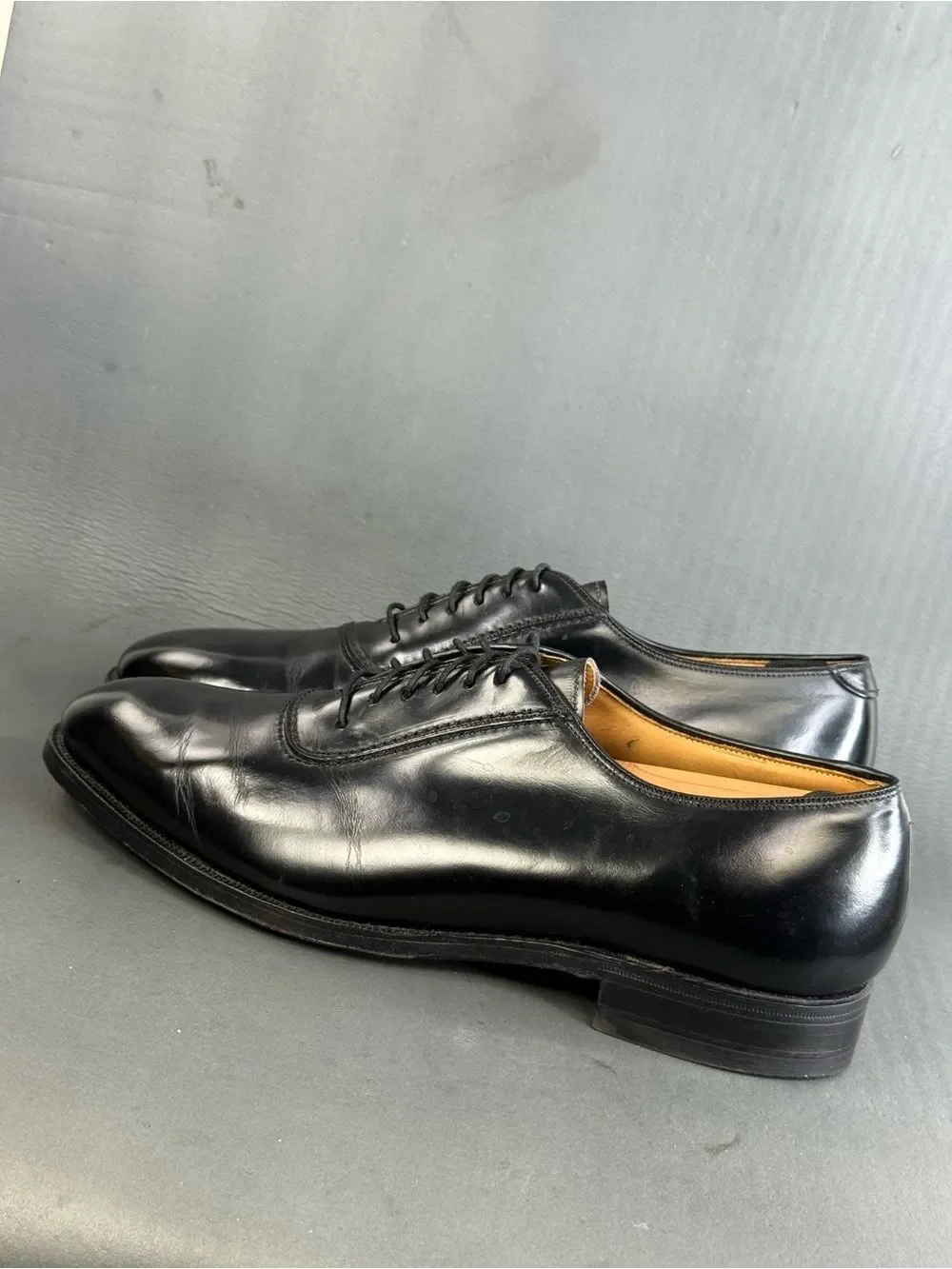 Johnston & Murphy black leather Heritage Oxford shoes men’s size 9.5